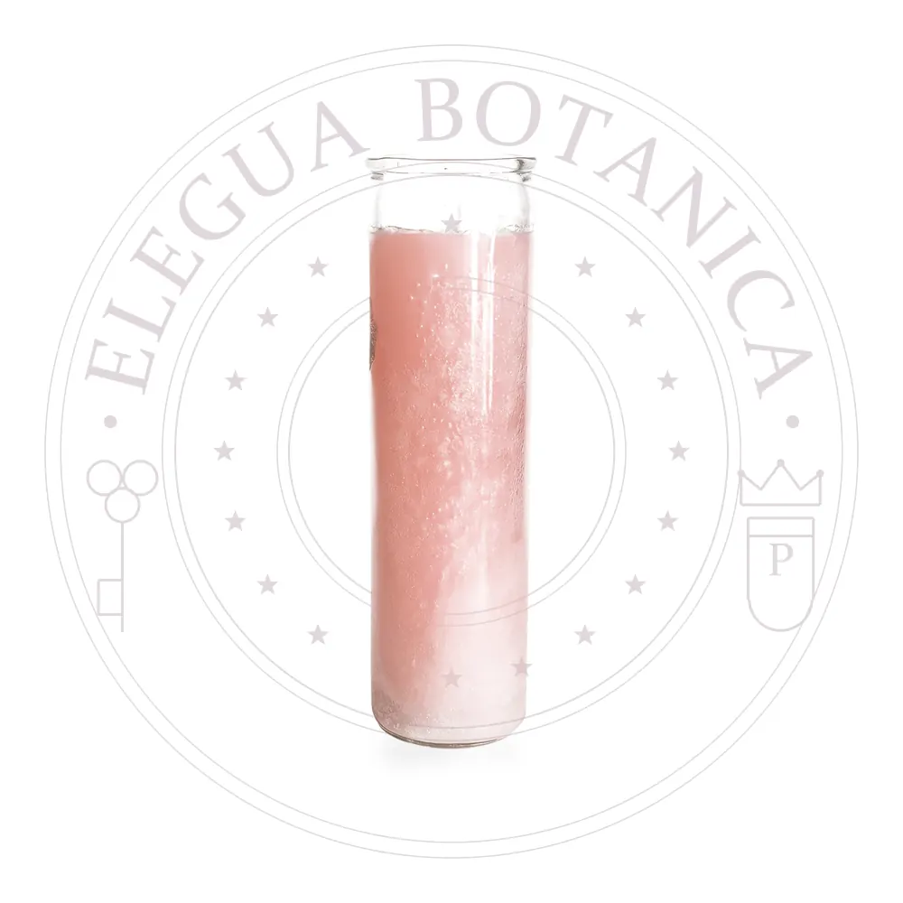 Pink 7 Day Candle